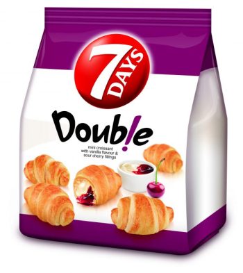 7 DAYS CROISSANT MINI VANILIE VISINE 185G