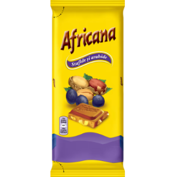 AFRICANA CIOCOLATA ARAHIDE SI STAFIDE 90G