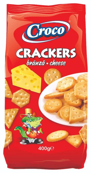 CROCO CRACKERS BRANZA 400G