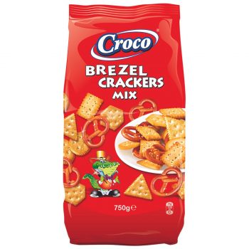 CROCO BREZEL CRACKERS MIX 750G