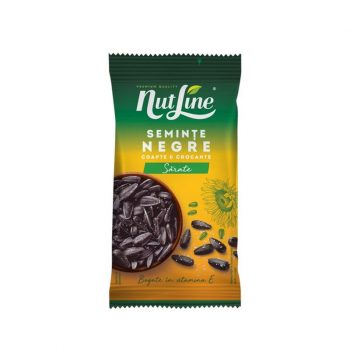 NUTLINE SEMINTE NEGRE CU SARE 100G