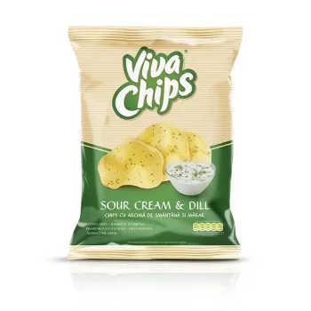 VIVA CHIPS SMANTANA SI MARAR 100G
