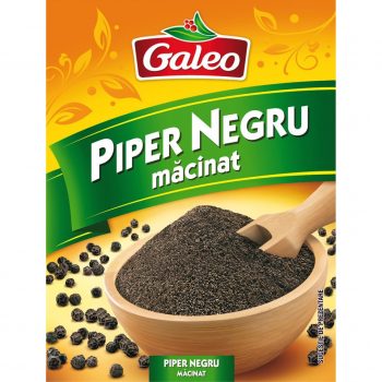 GALEO PIPER NEGRU MACINAT 17G