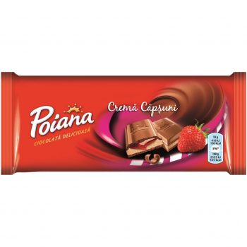 POIANA CIOCOLATA CREMA CAPSUNI 90G