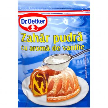 DR. OETKER ZAHAR PUDRA CU AROMA VANILIE 80G