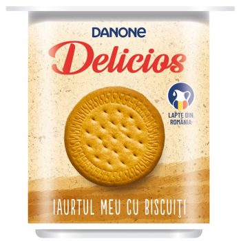 DANONE IAURT DELICIOS CU BISCUITI 125G