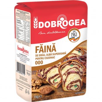 DOBROGEA FAINA ALBA PENTRU COZONACI 1KG