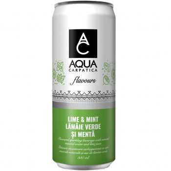 AQUA CARPATICA SPARKING FLAVOURS LIME AND MINT 300ML