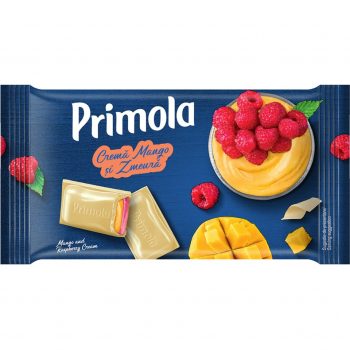 PRIMOLA CIOCOLATA CU MANGO SI ZMEURA 93G