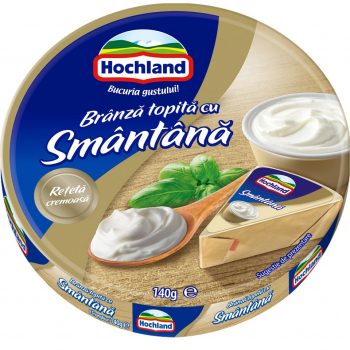 HOCHLAND BRANZA TOPITA TRIUNGHIURI SMANTANA 140G