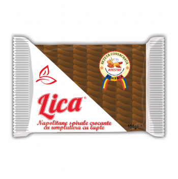 LICA NAPOLITANE CU LAPTE 104G