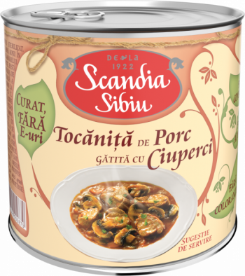 SCANDIA TOCANITA DE PORC CU CIUPERCI 400G