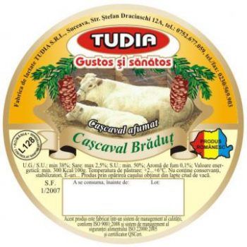 TUDIA CASCAVAL BRADUT AFUMAT CALUP CCA 1.8KG
