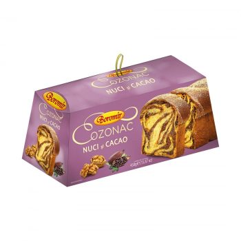 BOROMIR COZONAC CU NUCA SI CACAO 450G