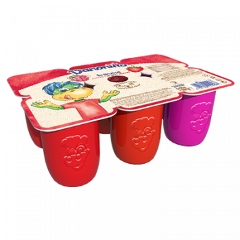 DANONINO ZMEURA-CAISE-CAPSUNI 6X50G