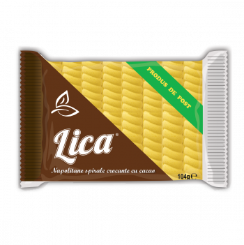 LICA NAPOLITANE CU CACAO 104G