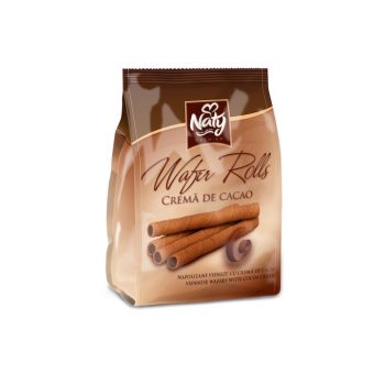 NATY WAFER ROLLS CACAO 100G