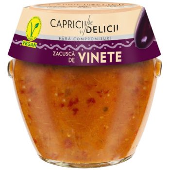 CAPRICII SI DELICII ZACUSCA DE VINETE 500G