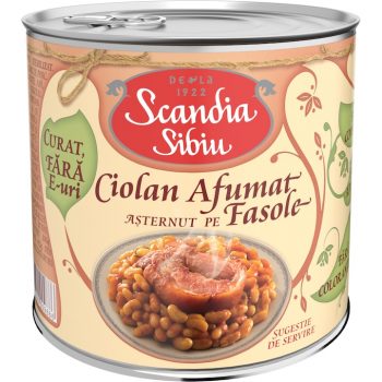 SCANDIA CIOLAN AFUMAT CU FASOLE 400G