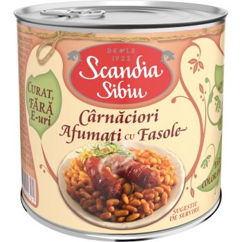 SCANDIA CARNACIORI CU FASOLE 400G