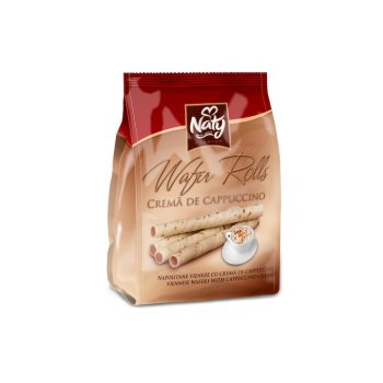 NATY WAFER ROLLS CAPPUCINO 100G