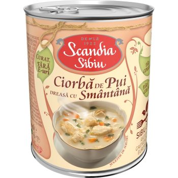 SCANDIA CIORBA DE PUI CU SMANTANA 400G