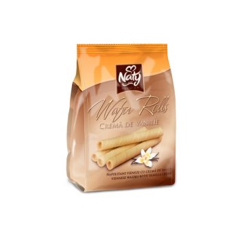 NATY WAFER ROLLS VANILIE 100G