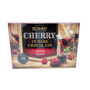 ROSHEN CHERRY LIQUOR IN DARK CHOCOLATE 155G