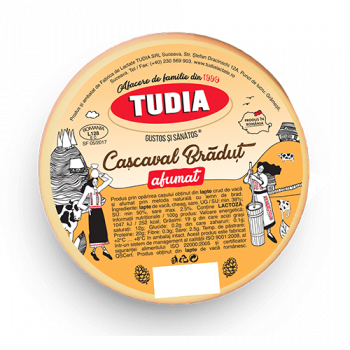 TUDIA CASCAVAL MINI BRADUT AFUMAT APPROX.200G KG