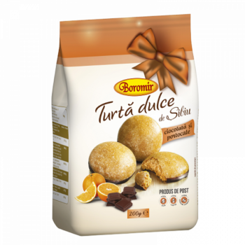 BOROMIR TURTA DULCE CU PORTOCALE SI CIOCOLATA 200G